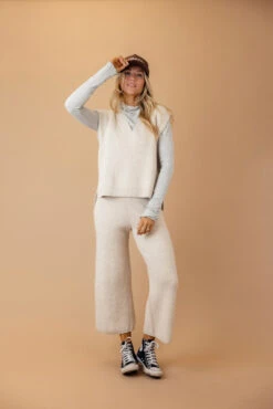 Ribbed Knit Wide Leg Pants - Courtney Cozy Winter Lounge Set 20 Ribbed Knit Wide Leg Pants - Courtney Cozy Winter Lounge Set -ROOLEE FASHION SHOP 7W4A7283