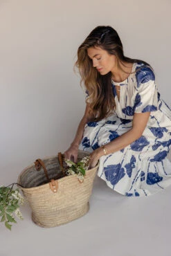 Floral Tiered Midi Dress with Flutter Sleeves and Elastic Waist -ROOLEE FASHION SHOP 7W4A7758