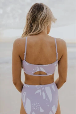 Secure High Coverage Swim Top - Pastel Paintbrush Print -ROOLEE FASHION SHOP 7W4A7875 1