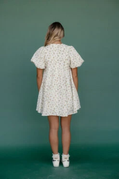 Hallway Heartthrob Tie Neck Mini Dress -ROOLEE FASHION SHOP 7W4A8084