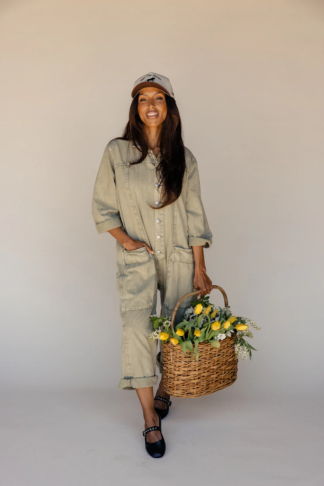 Free People Margarita Jumpsuit - Relaxed Denim Utility One-Piece 4 Free People Margarita Jumpsuit - Relaxed Denim Utility One-Piece - Image 2