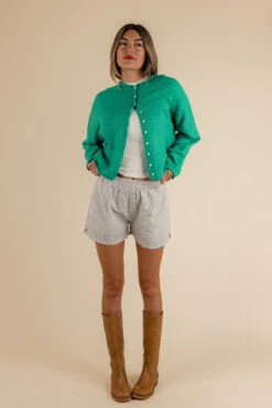 Gingham Print Elastic Waist Casual Lounge Boxers with Pockets -ROOLEE FASHION SHOP 7W4A8366 945930d3 615a 4dc1 afd6 dfa412c30afe