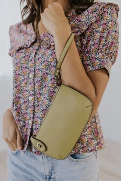 3-in-1 Crossbody Messenger Bag and Wristlet Wallet - Faux Leather Uptown Purse -ROOLEE FASHION SHOP 7W4A8397