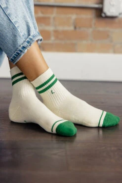 Le Monde Stripe Socks - Premium Performance Quarter Socks