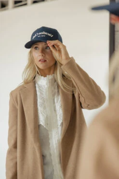 Vacation Club Embroidered Canvas Trucker Hat with Breathable Mesh -ROOLEE FASHION SHOP 7W4A8445 c02d5aec bd85 4002 a066 20c7d43b418a