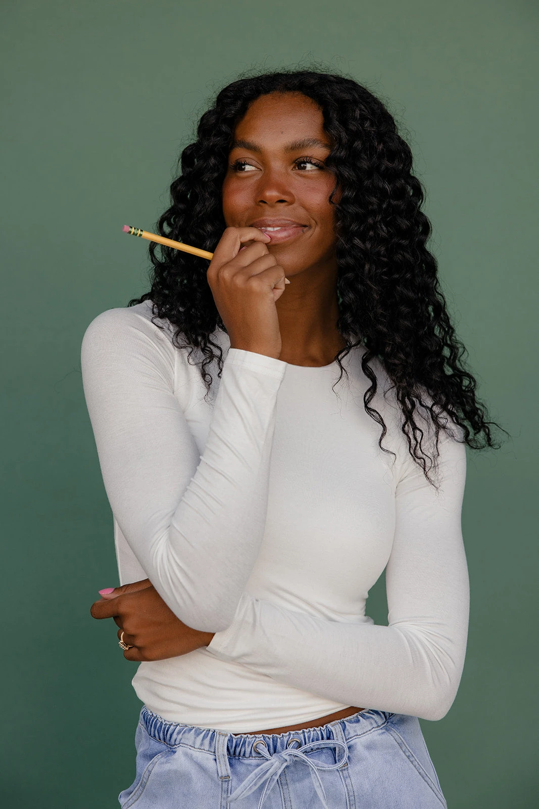 Fitted Long Sleeve Essential Tee - Chic Wardrobe Staple 3 Fitted Long Sleeve Essential Tee - Chic Wardrobe Staple