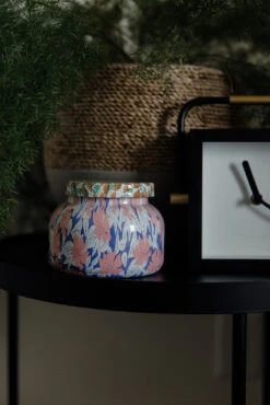 Capri Blue Pattern Play Volcano Signature Jar Candle