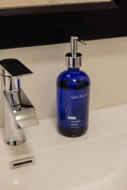Capri Blue Volcano Large Hand Wash in Cobalt Blue Glass