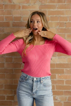 Hopeless Romantic Square Neck Top -ROOLEE FASHION SHOP 7W4A8772 81662180 0793 4a09 996a 1e714ad4a551