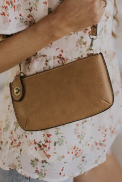 3-in-1 Crossbody Messenger Bag and Wristlet Wallet - Faux Leather Uptown Purse -ROOLEE FASHION SHOP 7W4A8857