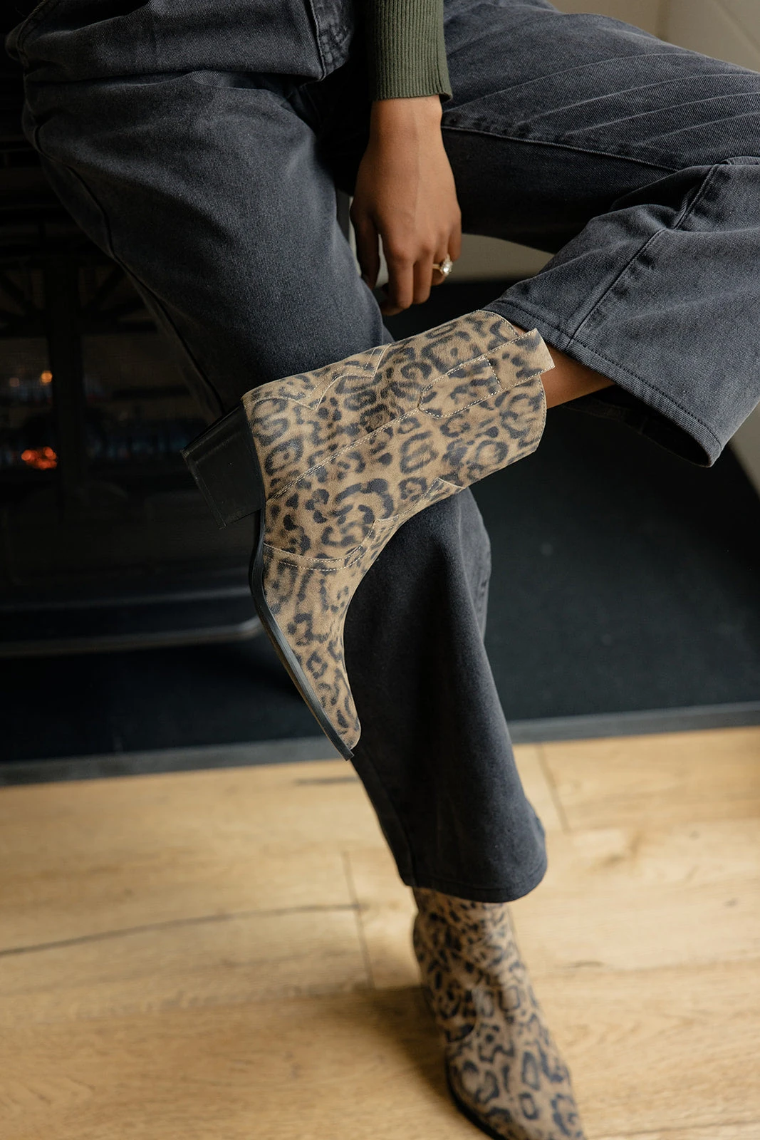 Free People Cat Nap Cowboy Boot - Leather Western Ankle Boots 3 Free People Cat Nap Cowboy Boot - Leather Western Ankle Boots