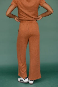 High-Waist Flowy Wide Leg Lounge Pants -ROOLEE FASHION SHOP 7W4A8906