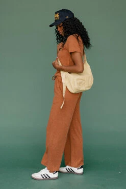 High-Waist Flowy Wide Leg Lounge Pants -ROOLEE FASHION SHOP 7W4A9037