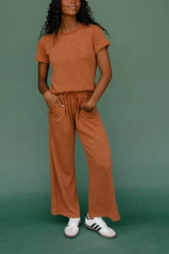 High-Waist Flowy Wide Leg Lounge Pants -ROOLEE FASHION SHOP 7W4A9058