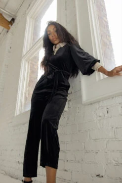 SALT Beverley Woods Velvet Jumpsuit 16 SALT Beverley Woods Velvet Jumpsuit -ROOLEE FASHION SHOP 7W4A9160 d1e33d95 b6e4 4501 9627 34f2078a66c3