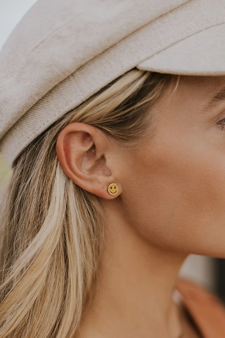 ROOLEE Smiley Face Earrings 3 ROOLEE Smiley Face Earrings