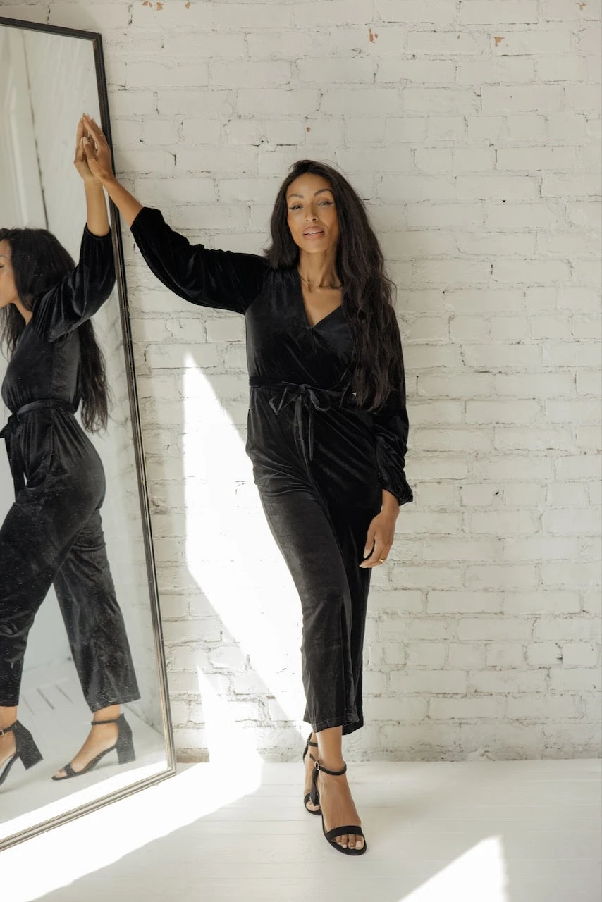 SALT Beverley Woods Velvet Jumpsuit 11 SALT Beverley Woods Velvet Jumpsuit - Image 9