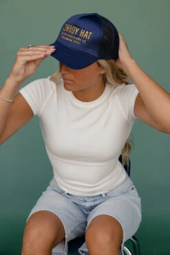 Ribbed Short Sleeve Fitted Basic Tee -ROOLEE FASHION SHOP 7W4A9297