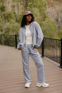 Women's Soft Zip-Up Hoodie - Relaxed Fit Casual Outerwear -ROOLEE FASHION SHOP 7W4A9487