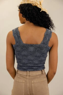 Free People Love Letter Cami - Textured Square Neck Top -ROOLEE FASHION SHOP 7W4A9635 789798da 6acc 430b 8c4c 9f60abb79b95