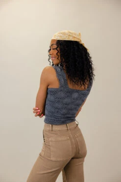 Free People Love Letter Cami - Textured Square Neck Top -ROOLEE FASHION SHOP 7W4A9656 069142d3 10d4 472f a6ad 2ebe3b2e9ee6