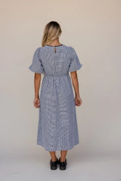 Black Gingham Midi Dress - Charming Puff Sleeve Summer Dress -ROOLEE FASHION SHOP 7W4A9728 f4dd496b 9c0d 4b86 a874 0bb4cc05d3b7