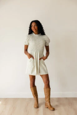 Valeria Smocked Dress -ROOLEE FASHION SHOP 7W4A9745