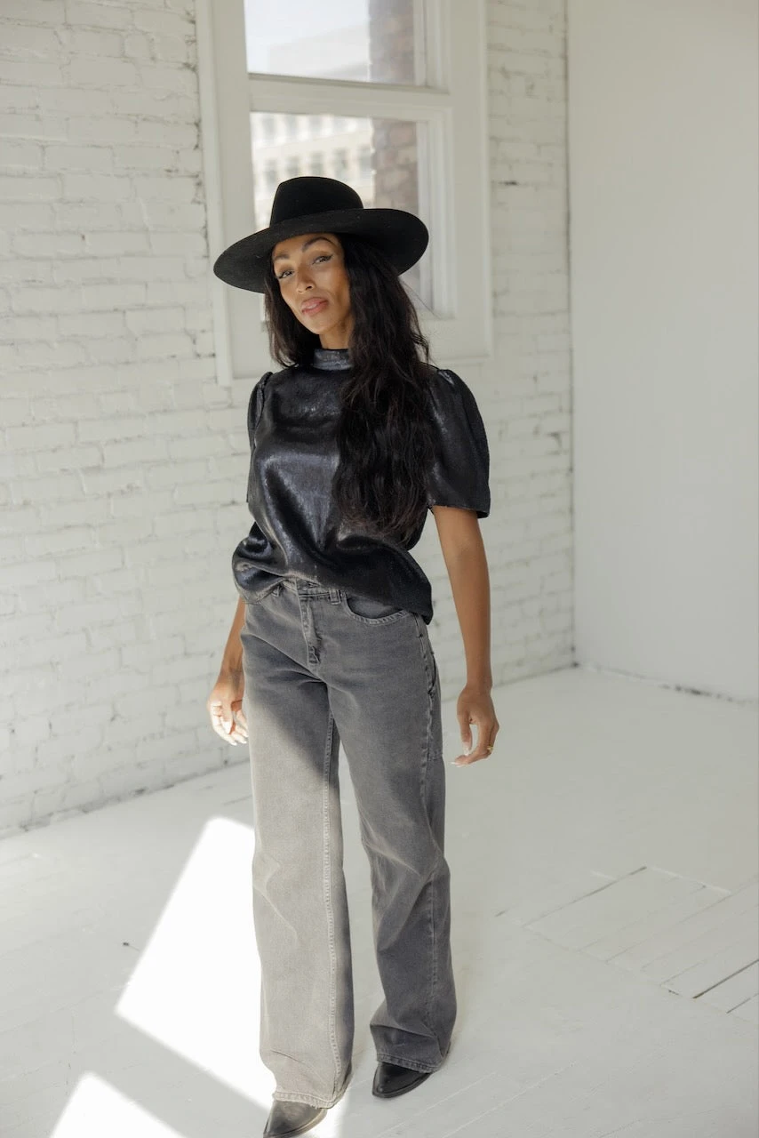 SALT Greenhaven Puff Sleeve Top 16 SALT Greenhaven Puff Sleeve Top - Image 14