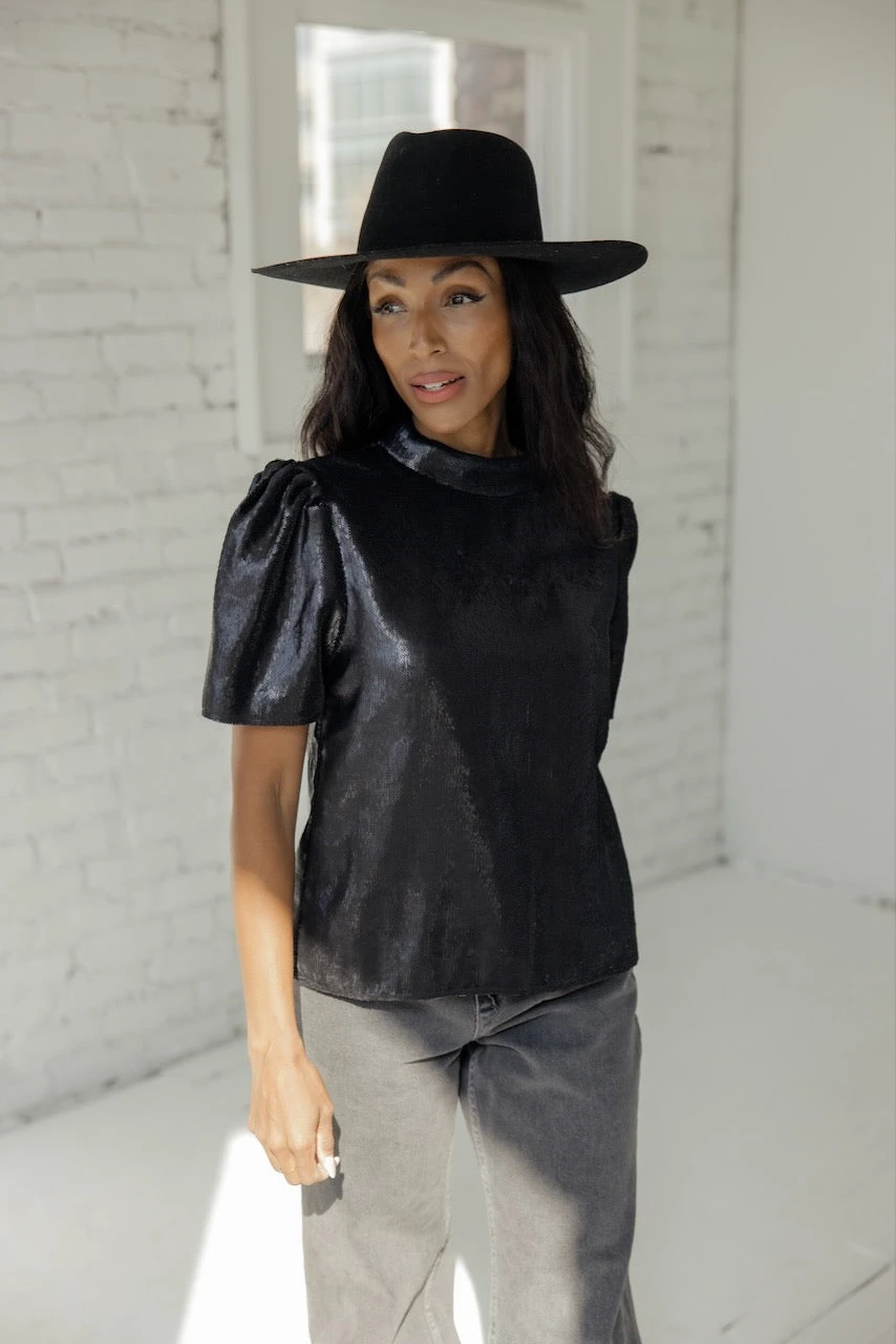 SALT Greenhaven Puff Sleeve Top 9 SALT Greenhaven Puff Sleeve Top - Image 7