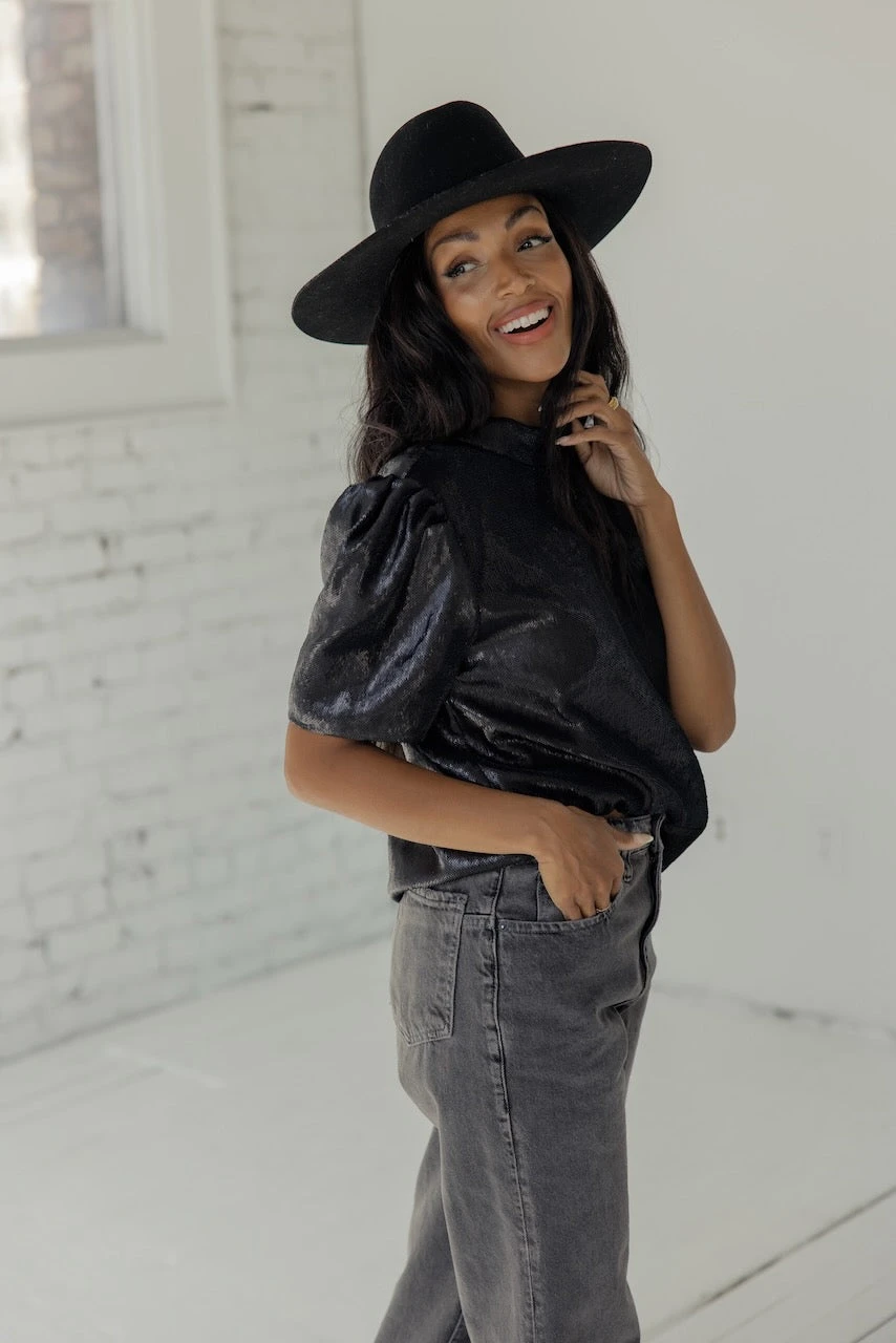 SALT Greenhaven Puff Sleeve Top 8 SALT Greenhaven Puff Sleeve Top - Image 6