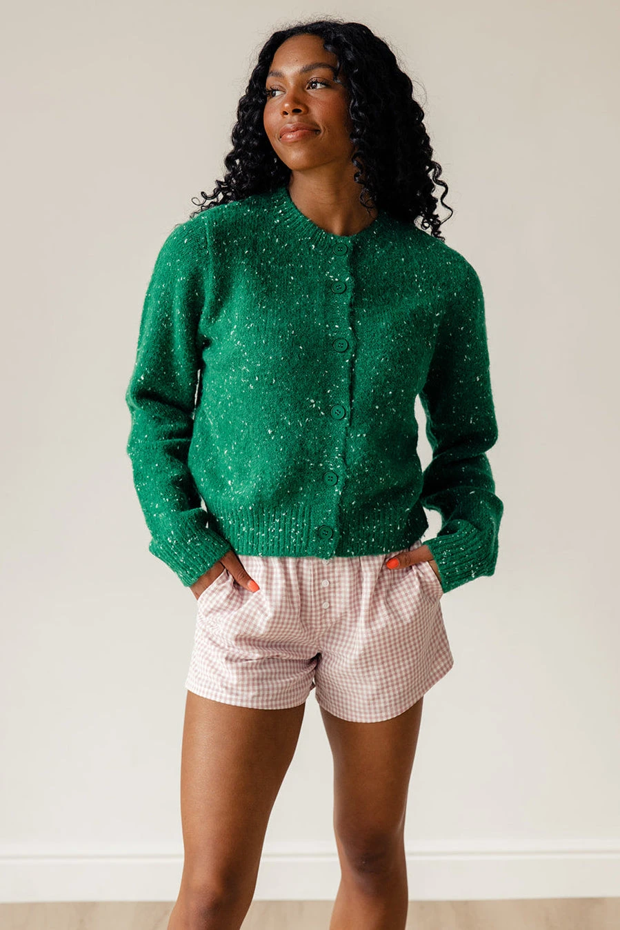 Rowan Gingham Boxers - Comfortable Women's Lounge Shorts 5 Rowan Gingham Boxers - Comfortable Women's Lounge Shorts - Image 3