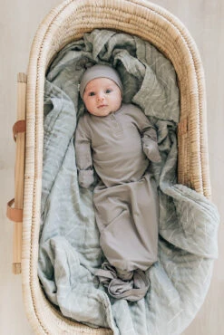 Desert Sage Muslin Swaddle Blanket - 100% Soft Cotton Baby Wrap -ROOLEE FASHION SHOP 8E8A0007 websize