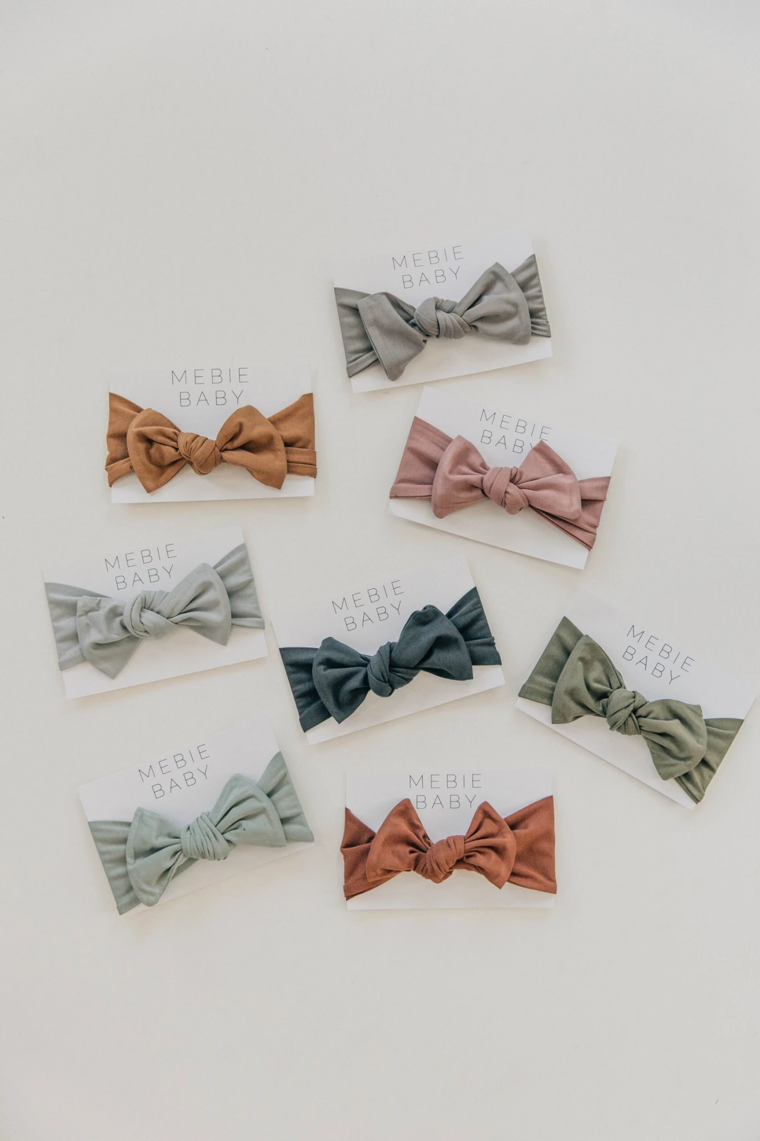 Premium Olive Bamboo Head Wrap for Newborns & Infants 7 Premium Olive Bamboo Head Wrap for Newborns & Infants - Image 5