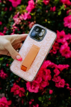 All Smiles Pink & Peach Smiley Face Wallet Phone Case with Finger Strap 24 All Smiles Pink & Peach Smiley Face Wallet Phone Case with Finger Strap -ROOLEE FASHION SHOP AllisonQuistPhoto 3606 9249e587 191a 48e4 a60e 983604c5c610