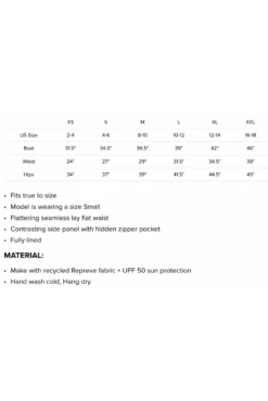 Floral Swim Bottoms with Hidden Zipper Pocket - Ava Secure Swimwear -ROOLEE FASHION SHOP AvaZipPocketBottom