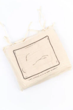 Soft Muslin Baby Blanket - 100% Cotton Swaddle with Lace Trim -ROOLEE FASHION SHOP B48I0575 ccae2e5b 13b6 4449 84cd 1740cf0ac117