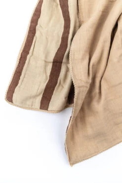 Soft Muslin Baby Blanket - 100% Cotton Swaddle with Lace Trim -ROOLEE FASHION SHOP B48I0595