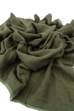 Soft Muslin Baby Blanket - 100% Cotton Swaddle with Lace Trim -ROOLEE FASHION SHOP B48I0617