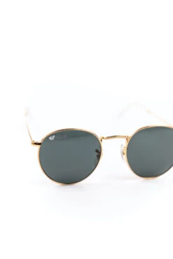 ROOLEE Roma Sunglasses - Classic Gold & Black Metal Frames -ROOLEE FASHION SHOP B48I0683