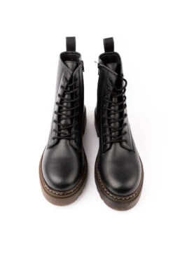 ROOLEE Elvis Leather Platform Boots - Military Style -ROOLEE FASHION SHOP B48I1674