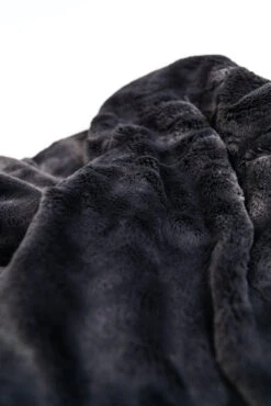 Saranoni Charcoal Lush Blanket: Premium Weighted Luxury Throw -ROOLEE FASHION SHOP B48I2528