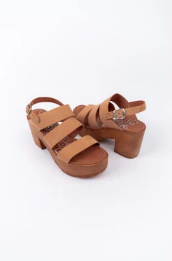 Comfortable Strappy Platform Heels - Frisa Lightweight Leather Sandals -ROOLEE FASHION SHOP B48I2649