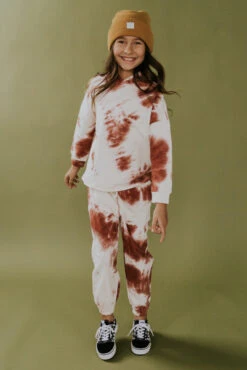 Girls Tie Dye Hoodie - Ultra Soft Kids Relaxed Fit Sweatshirt -ROOLEE FASHION SHOP B48I2896