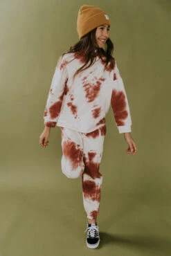 Girls Tie Dye Hoodie - Ultra Soft Kids Relaxed Fit Sweatshirt -ROOLEE FASHION SHOP B48I2899