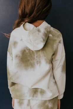 Girls Tie Dye Hoodie - Ultra Soft Kids Relaxed Fit Sweatshirt -ROOLEE FASHION SHOP B48I3460