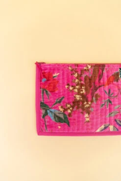 Quilted Essentials Flat Zip Pouch with Stylish Tassel Detail -ROOLEE FASHION SHOP B48I3838 websize