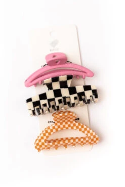 ROOLEE Radical Claw Clip Set - Stylish 3-Piece Hair Accessory Set -ROOLEE FASHION SHOP B48I6071