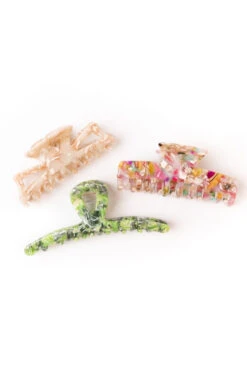 ROOLEE Botanical Claw Clip Set - Set of 3 Elegant Hair Accessories 8 ROOLEE Botanical Claw Clip Set - Set of 3 Elegant Hair Accessories -ROOLEE FASHION SHOP B48I6081
