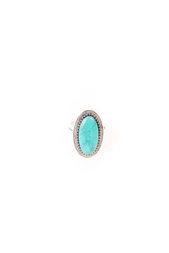 ROOLEE Silver Linings Turquoise Statement Ring -ROOLEE FASHION SHOP B48I7523