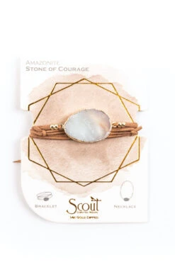 Amazonite Stone of Courage Vegan Suede Convertible Wrap Bracelet & Necklace 17 Amazonite Stone of Courage Vegan Suede Convertible Wrap Bracelet & Necklace -ROOLEE FASHION SHOP B48I8323